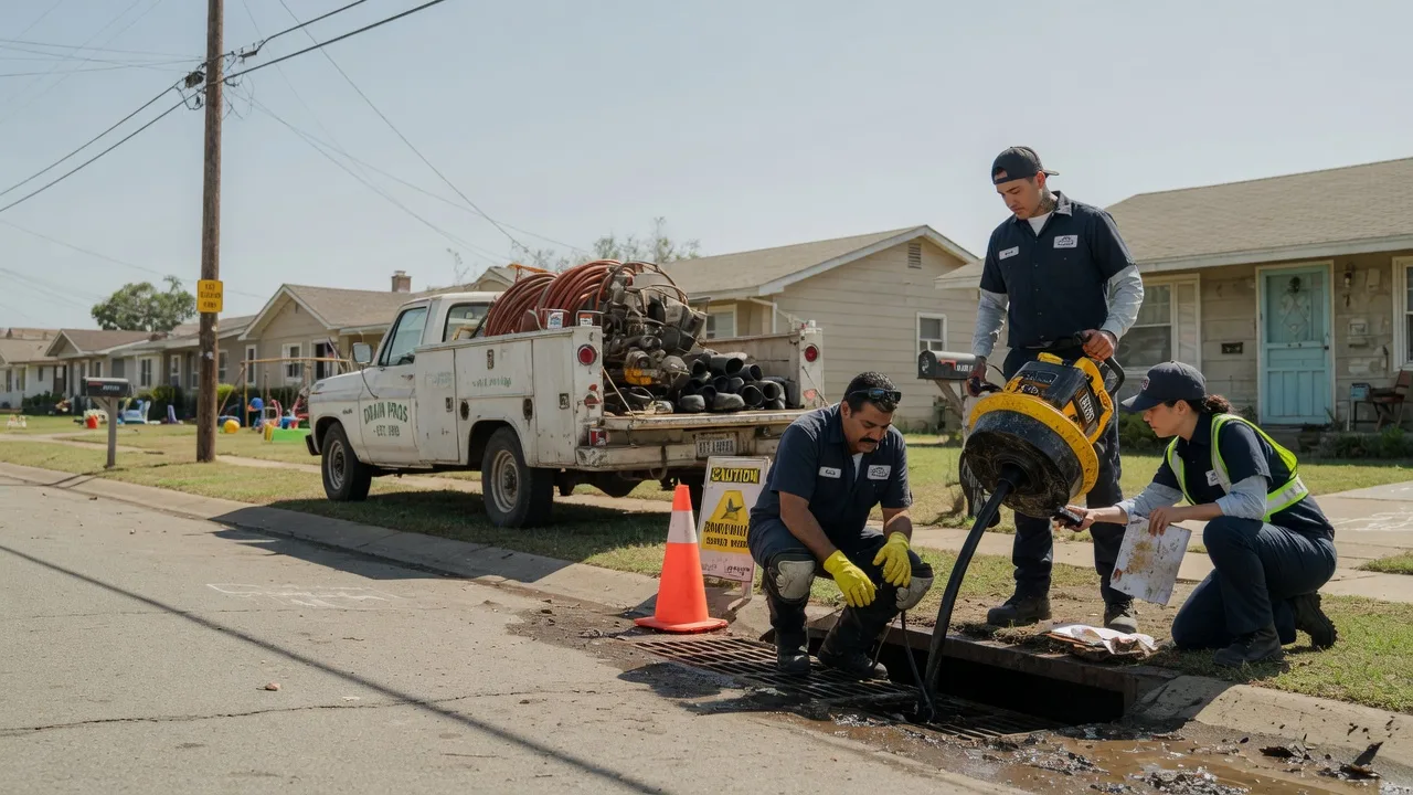 Drain Cleaning in Agua Dulce, TX near me